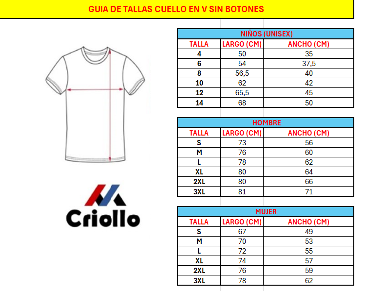 Polera Manga corta la Vinotinto Herrera 6