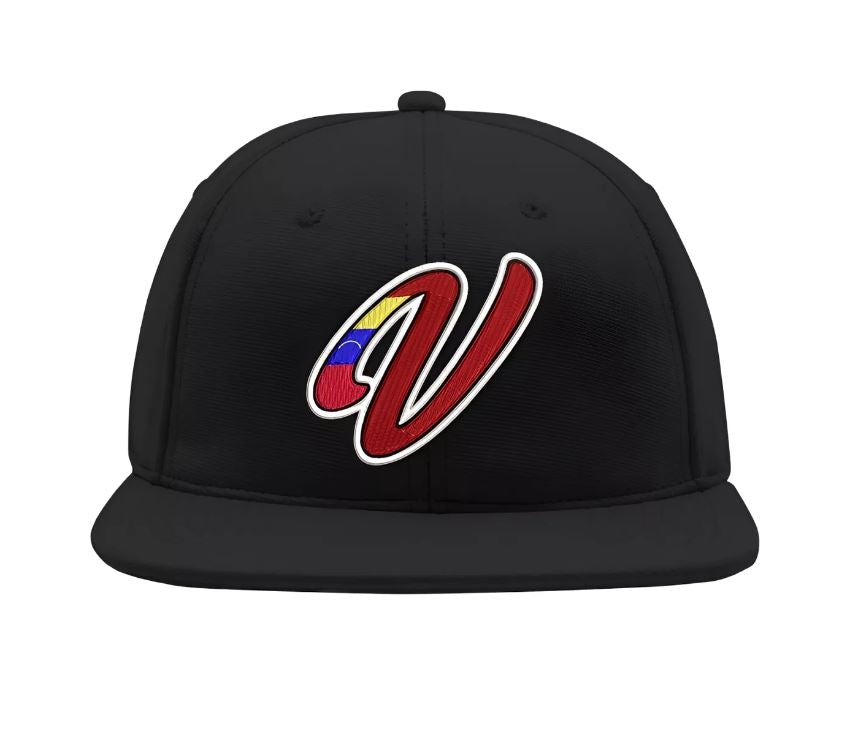 Gorra bordada 3D V de Venezuela Tricolor