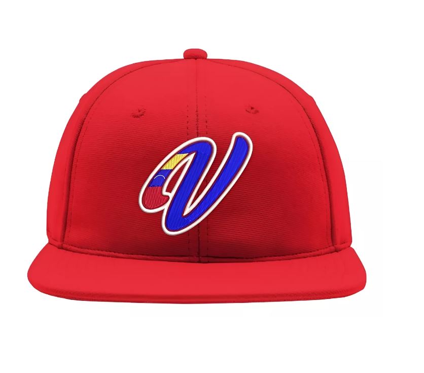 Gorra bordada 3D V de Venezuela Tricolor