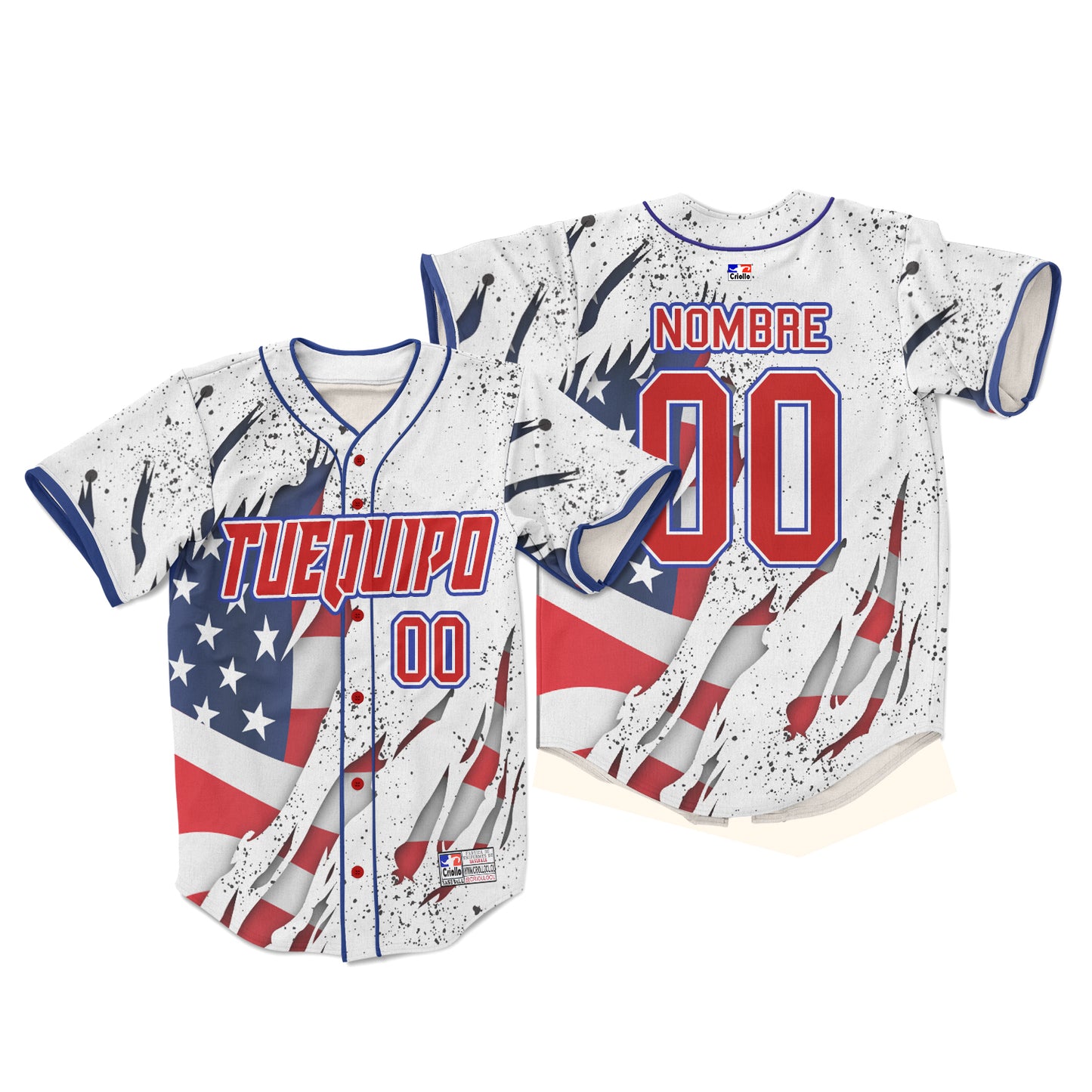 Camiseta de Beisbol sports Concept EEUU personalizada