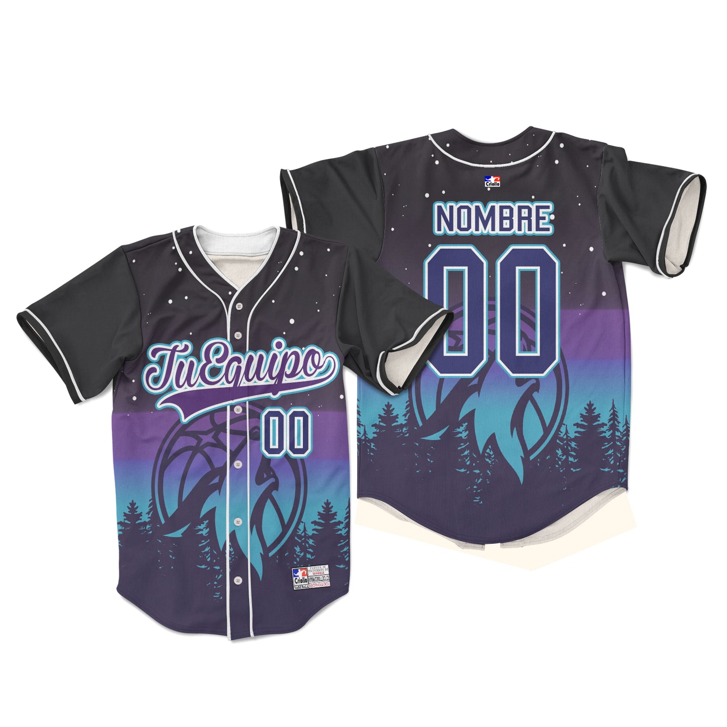 Camiseta de Beisbol wolbes personalizada