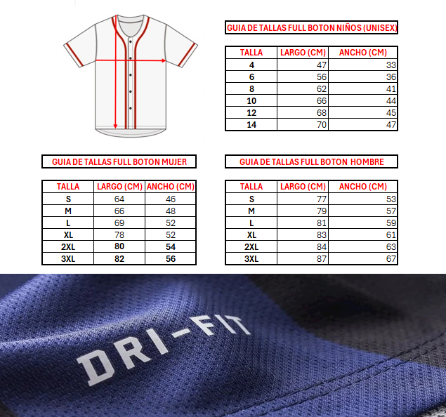 Camiseta de Beisbol Chile design