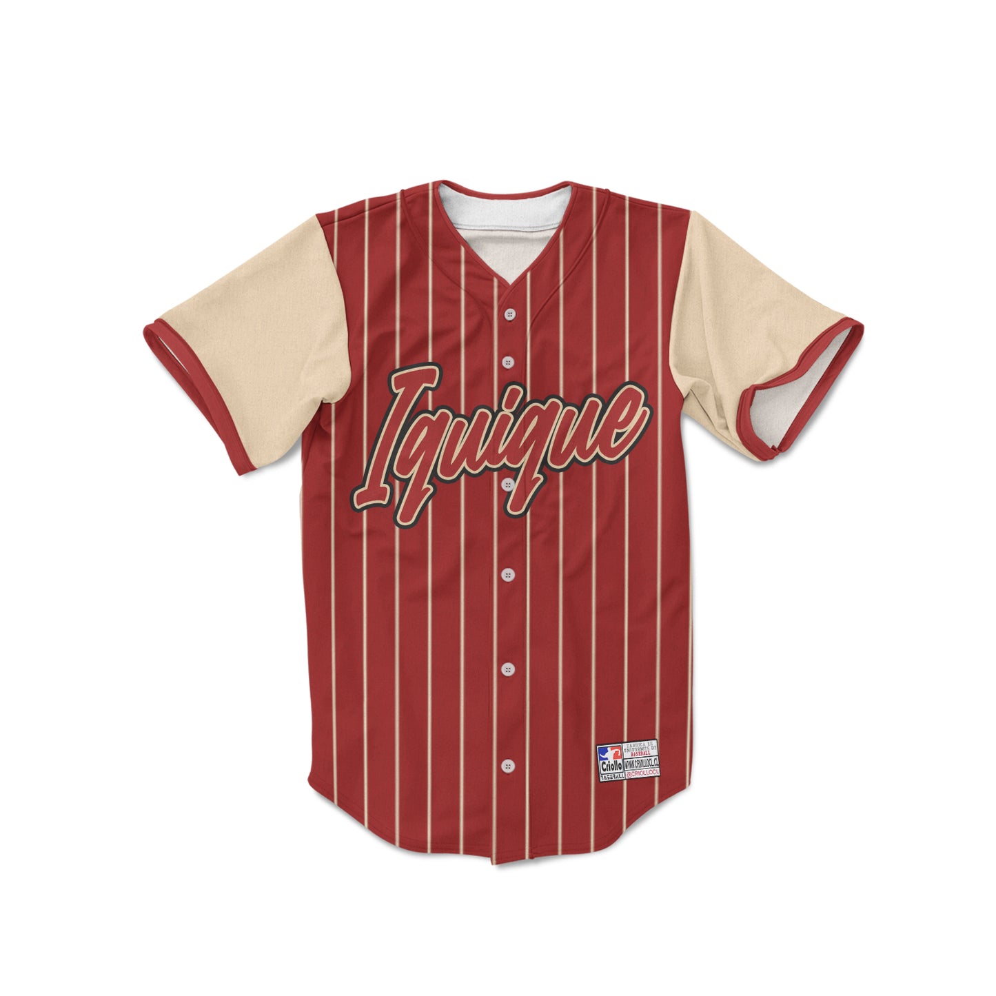 Camiseta de Beisbol Burdeo Iquique