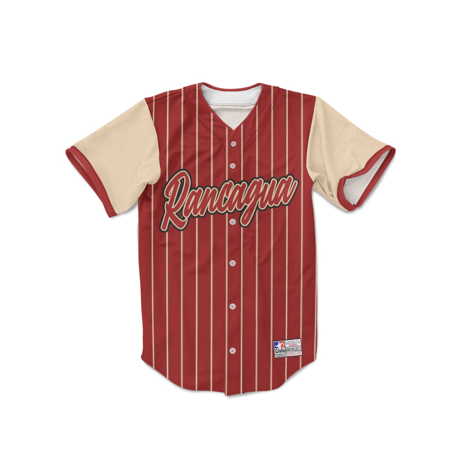 Camiseta de Beisbol Burdeo Rancagua