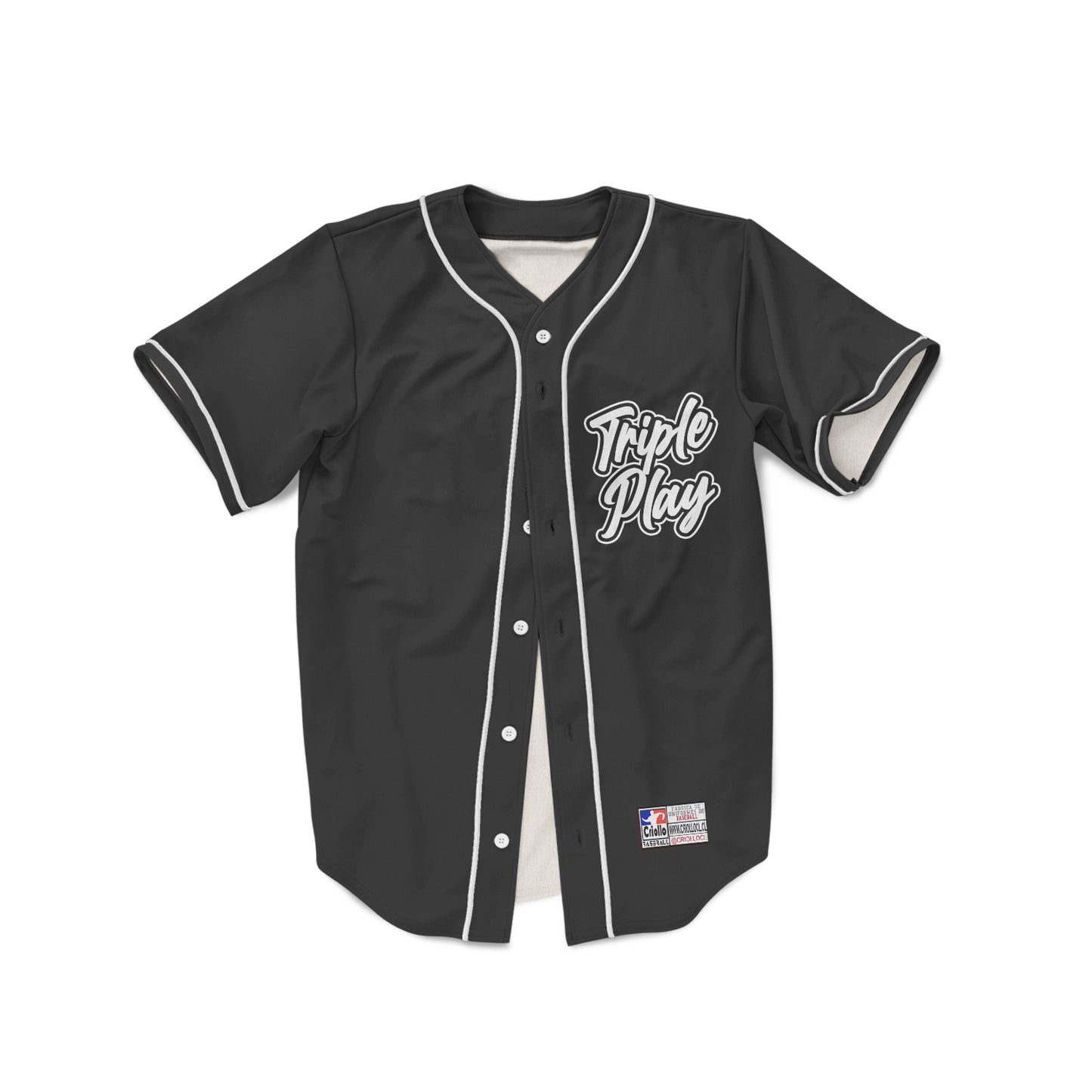 Camiseta de Beisbol black Triple Play