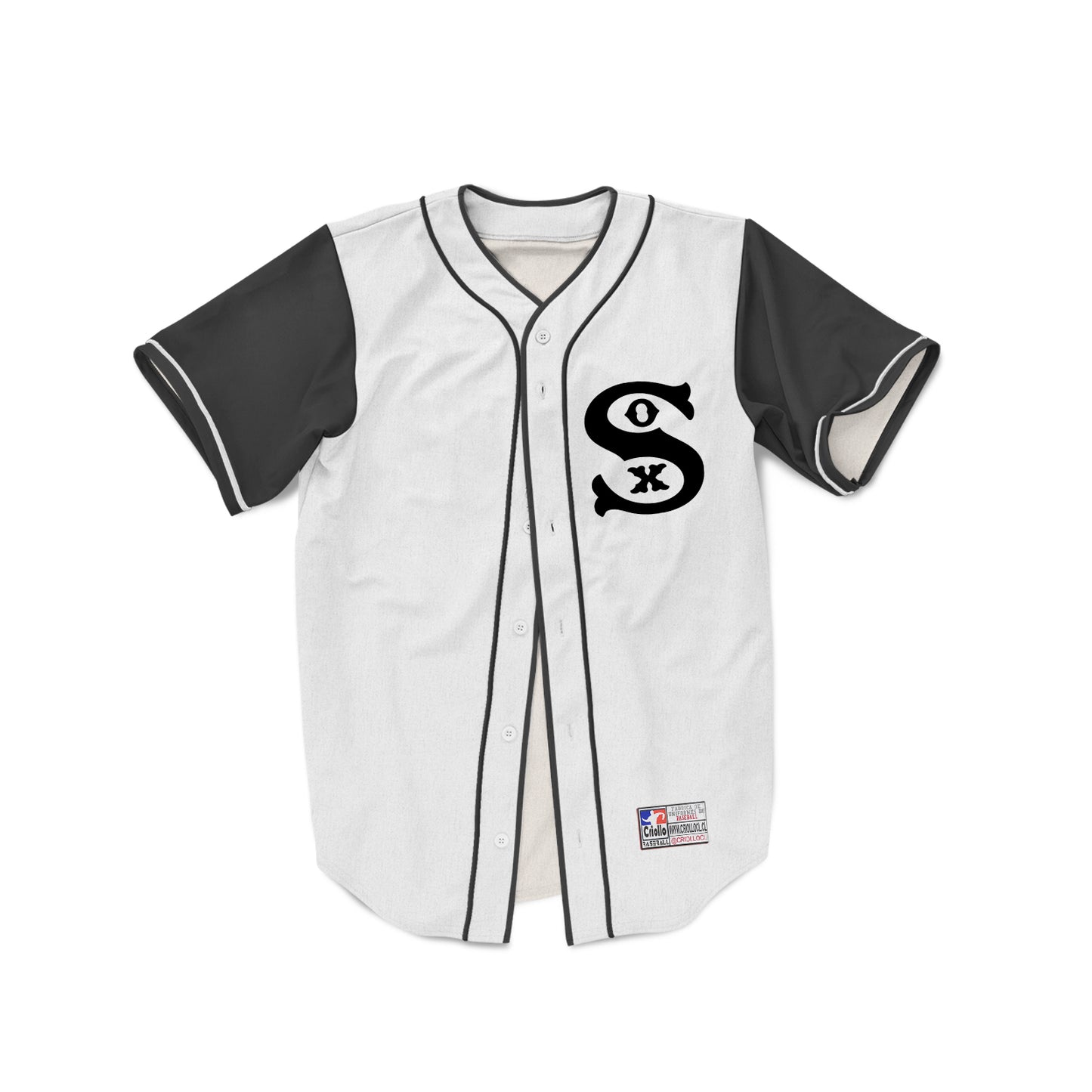 Camiseta de Beisbol black and white Sox ii