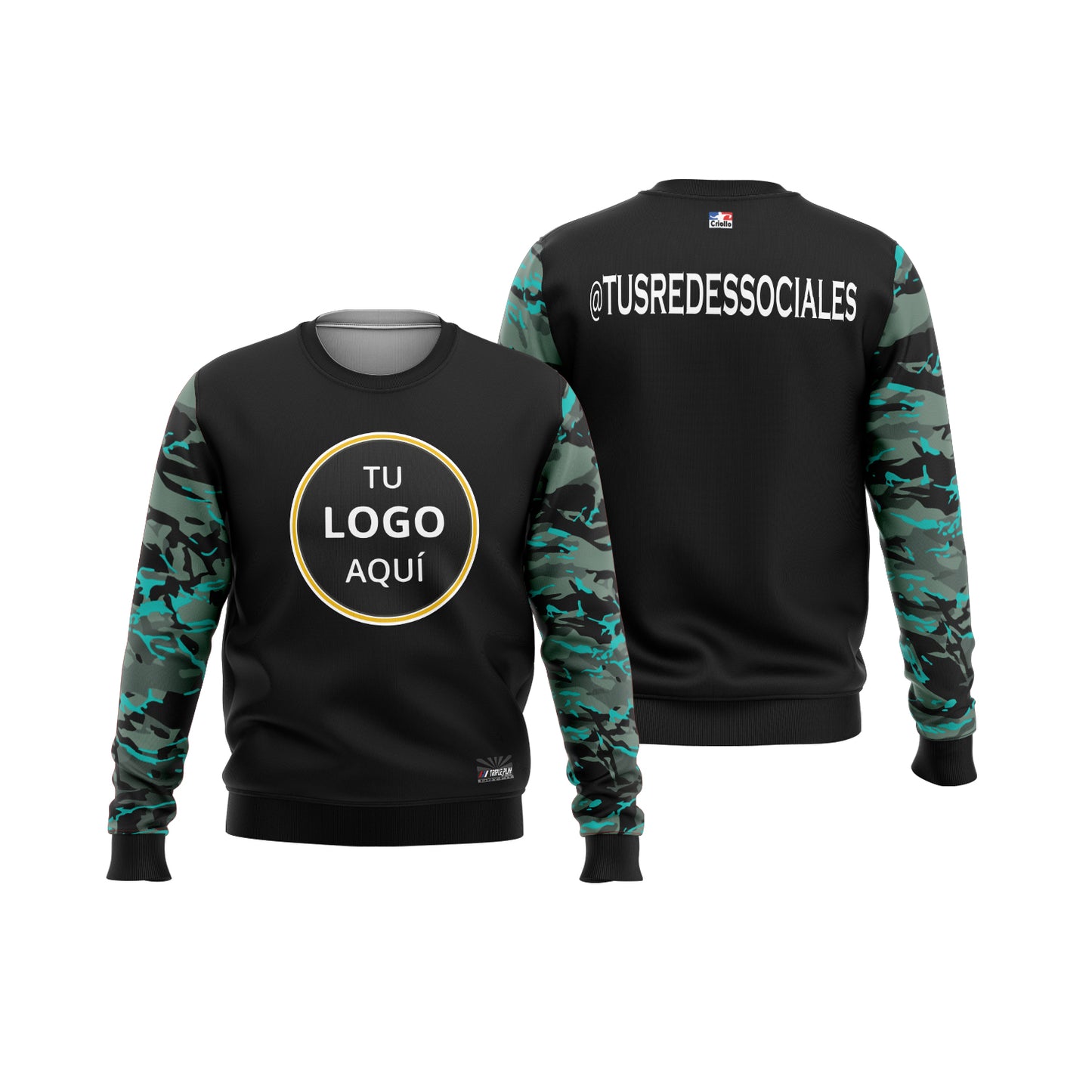 Polerón Simple camouflage sleeves 2