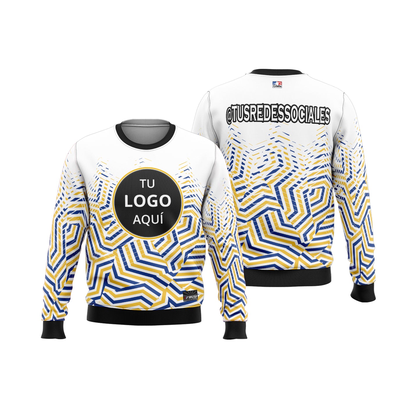 Polerón Simple Sports Geometric Lines