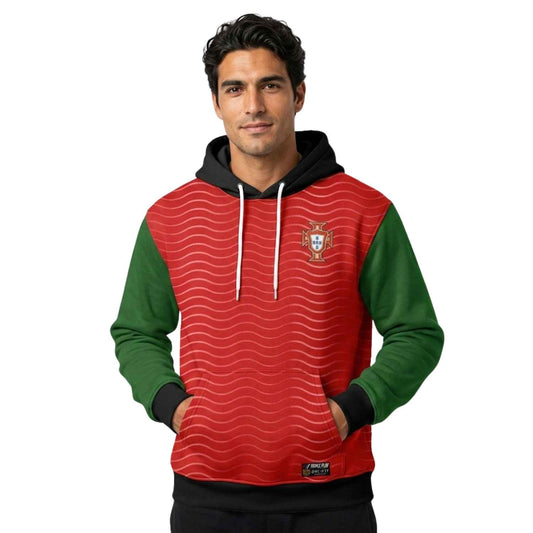 Polerón canguro Selección Portugal Mundial de Futbol 2026 Personalizado