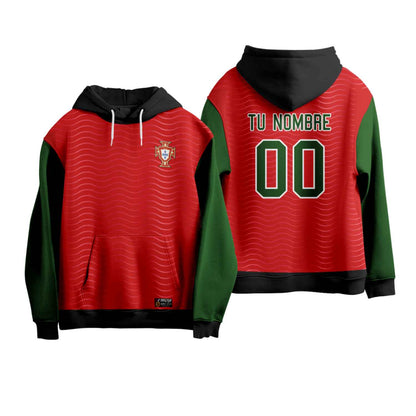 Polerón Portugal Selección canguro Personalizado