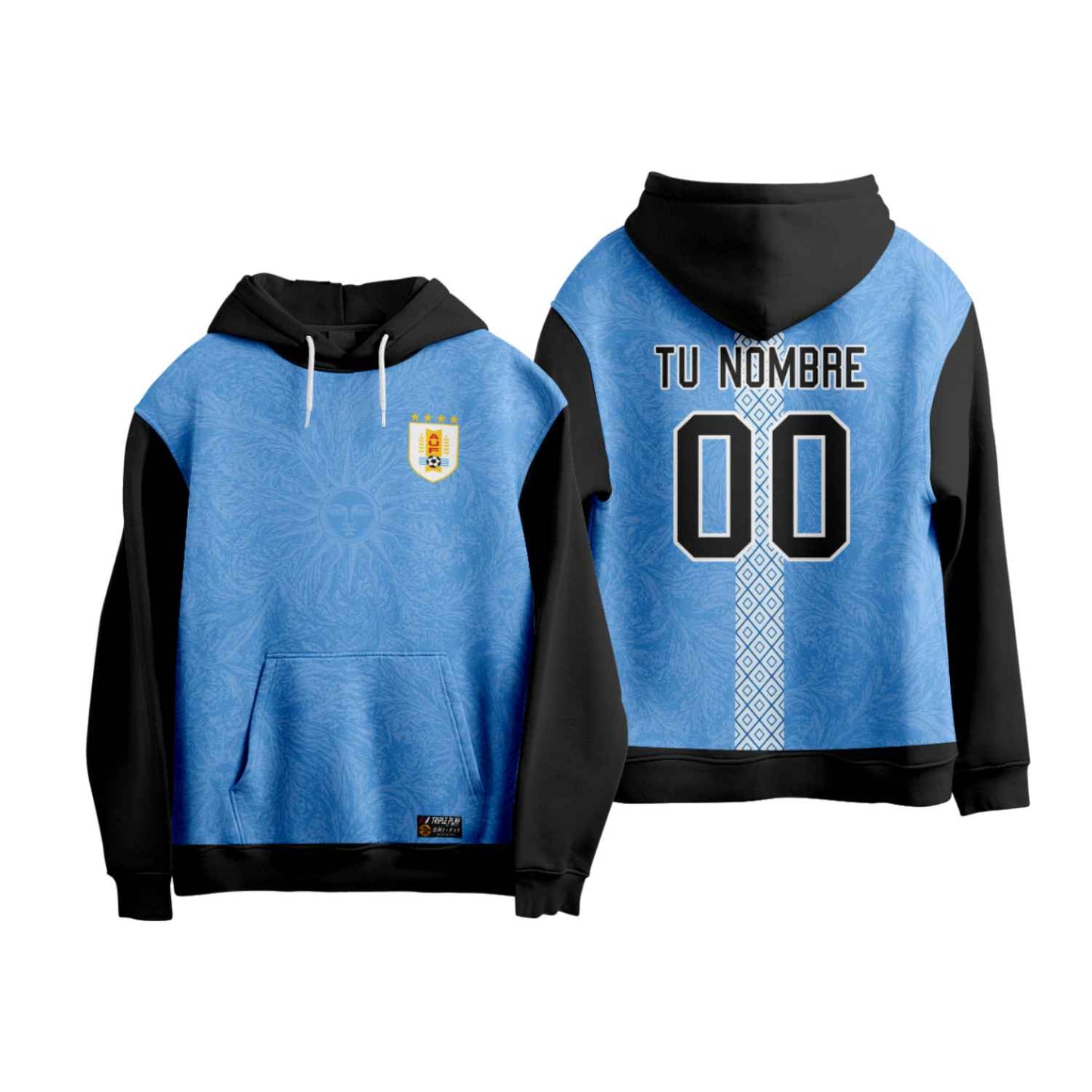 Polerón de Uruguay Selección canguro Personalizado
