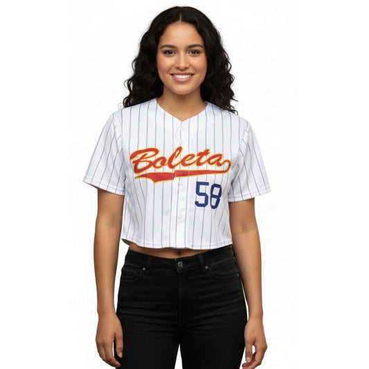 Camiseta de beisbol Crop Top Boleta 58 VE  jersey
