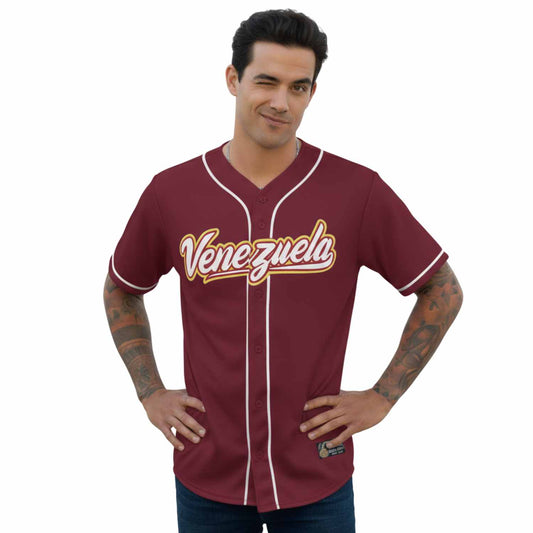 Camiseta jersey Selección Venezuela Color burdeo