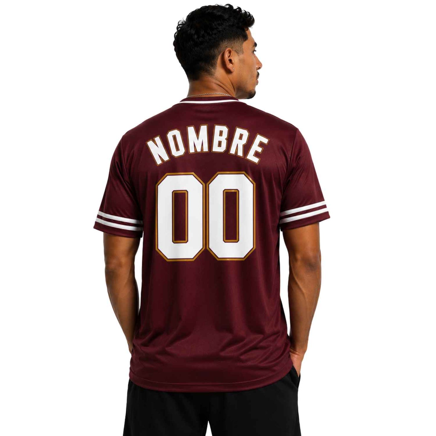 Polera camiseta Venezuela Dry fit Vinotinto