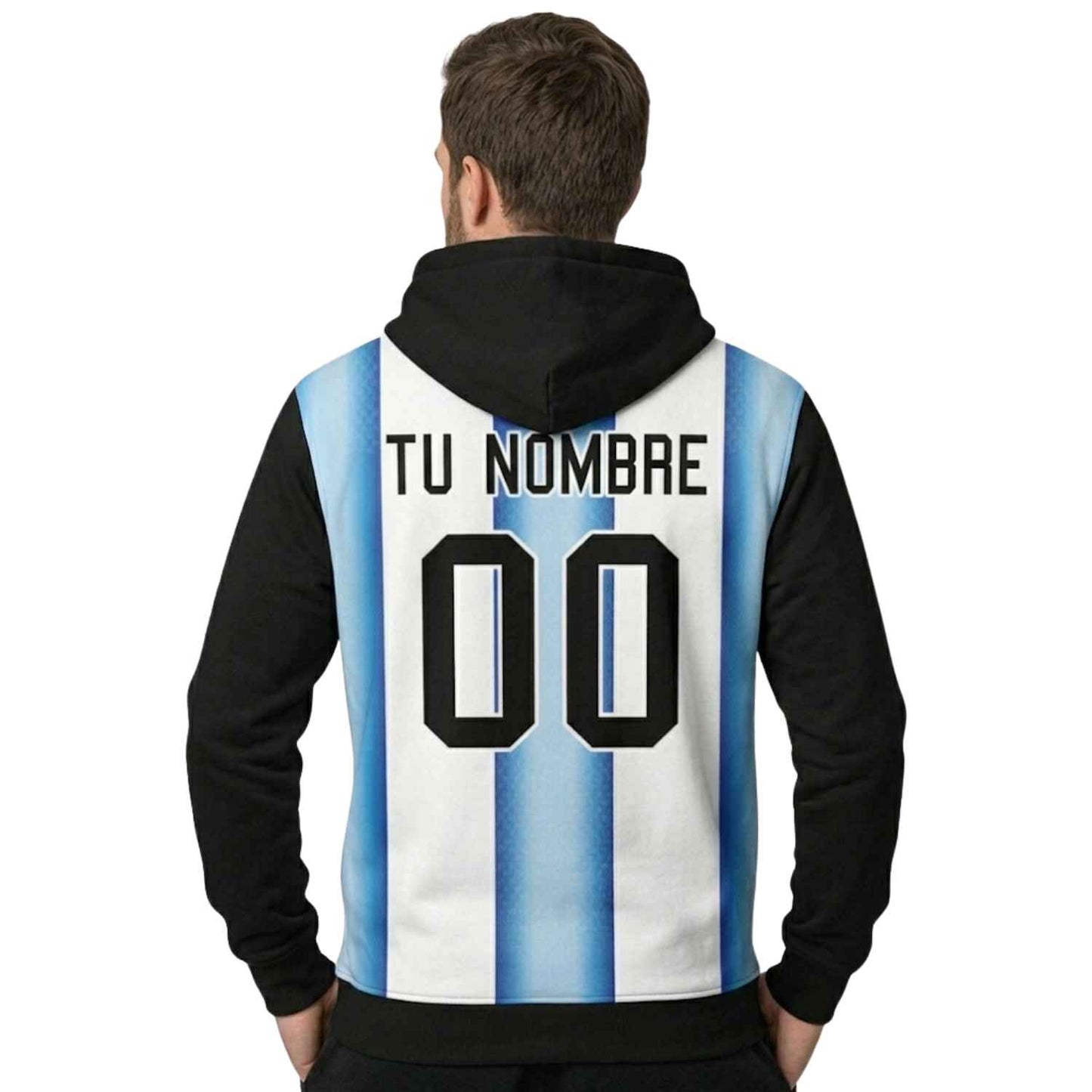 Polerón Selección Argentina Canguro Personalizado