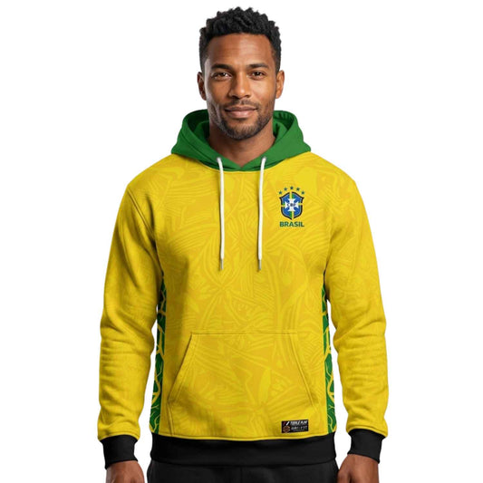 Polerón canguro Selección Brasil Mundial de Futbol 2026 Personalizado