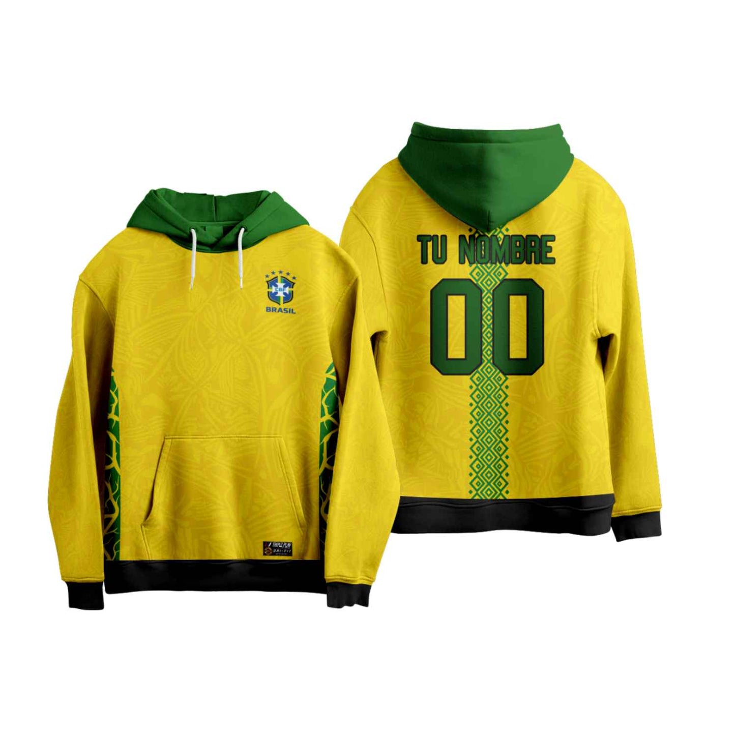 Polerón Selección Brasil Canguro Personalizado