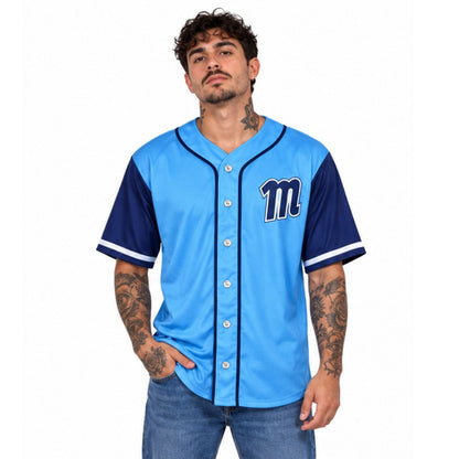 Camiseta de Béisbol Magallanes Azul 2026-2027 Personalizable