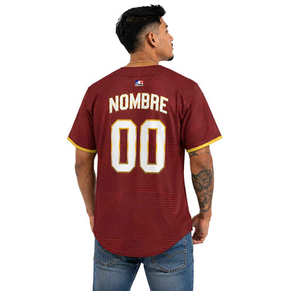 Camiseta de Béisbol Diseño Vinotinto - Jersey Personalizado