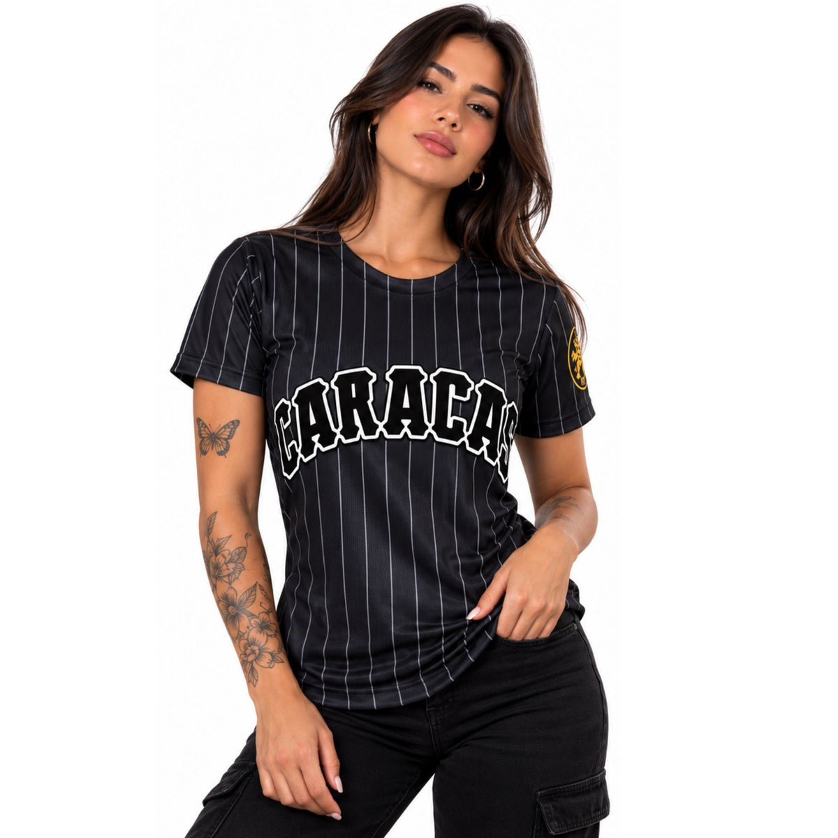 Polera cuello redondo Beisbol Venezolano Caracas 2026-2027 personalizable