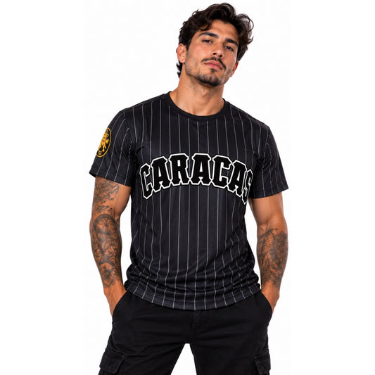 Polera cuello redondo Beisbol Venezolano Caracas 2026-2027 personalizable