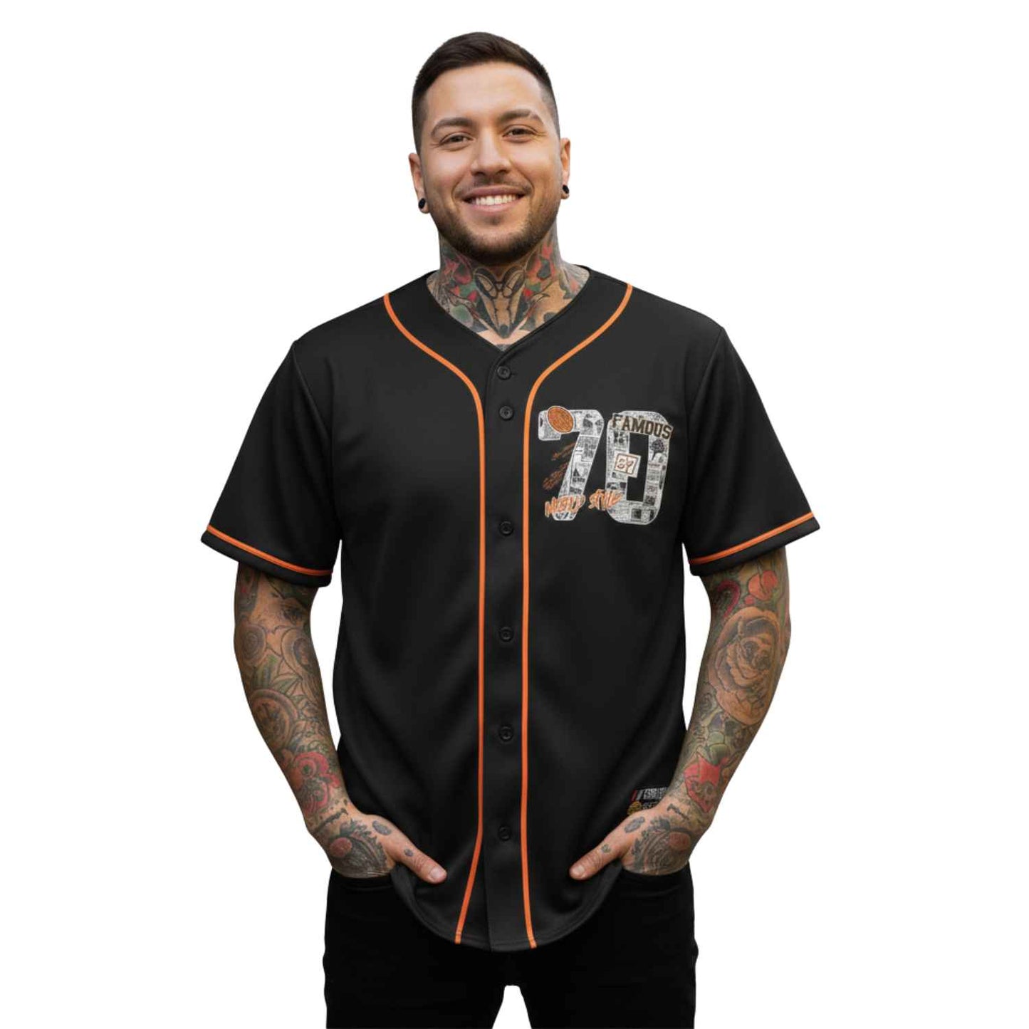 Camiseta jersey 70 famous world style