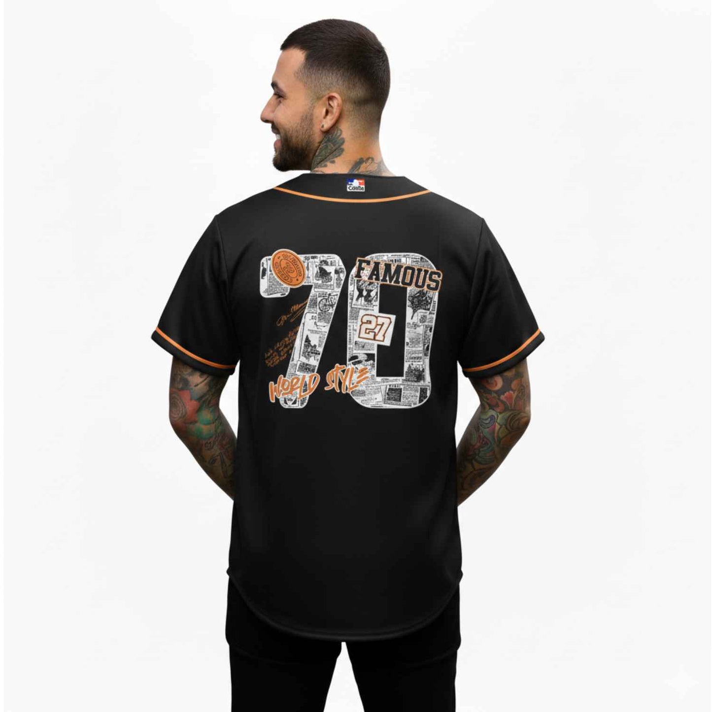 Camiseta jersey 70 famous world style