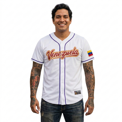 Camiseta jersey Clásico mundial de beisbol Venezuela 2026