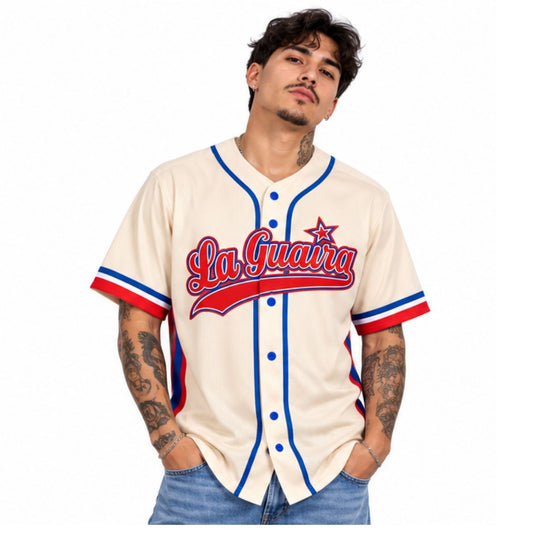 Camiseta de Béisbol La Guaira 2026-2027 Personalizable