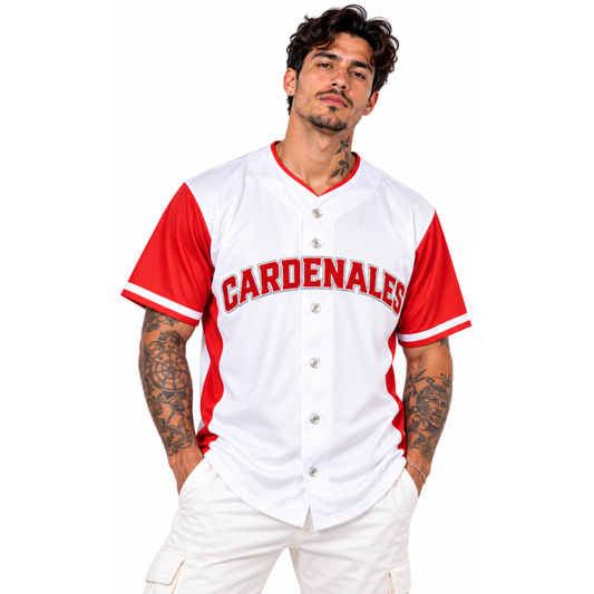 Camiseta de Béisbol Cardenales Rojo 2026-2027 Personalizable