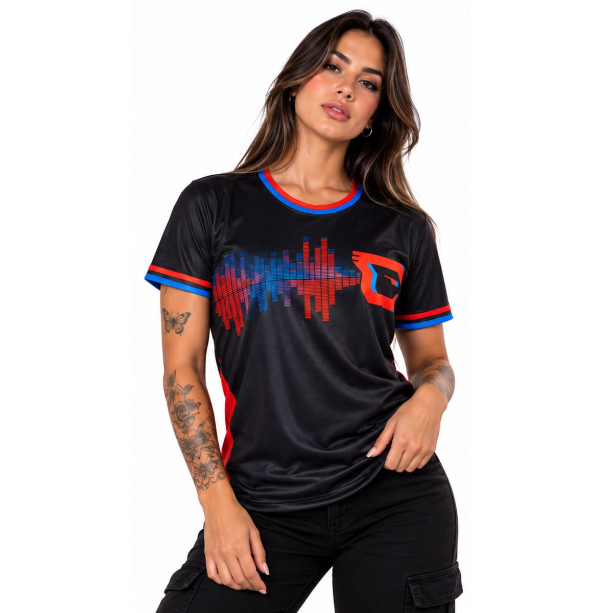 Polera cuello redondo Beisbol Venezolano Cardenales 2026-2027 personalizable