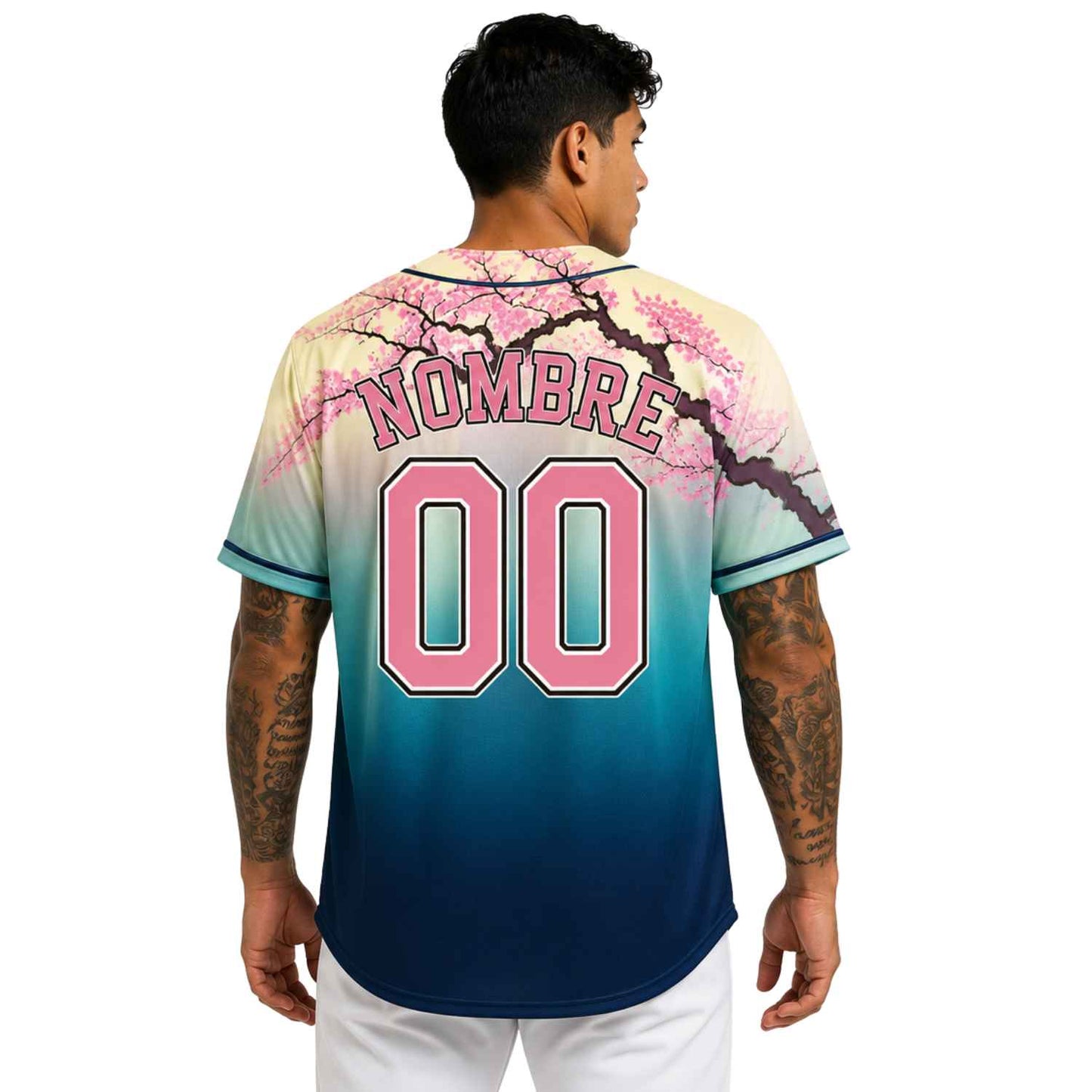 Camiseta Jersey de beisbol personalizada japan degrades