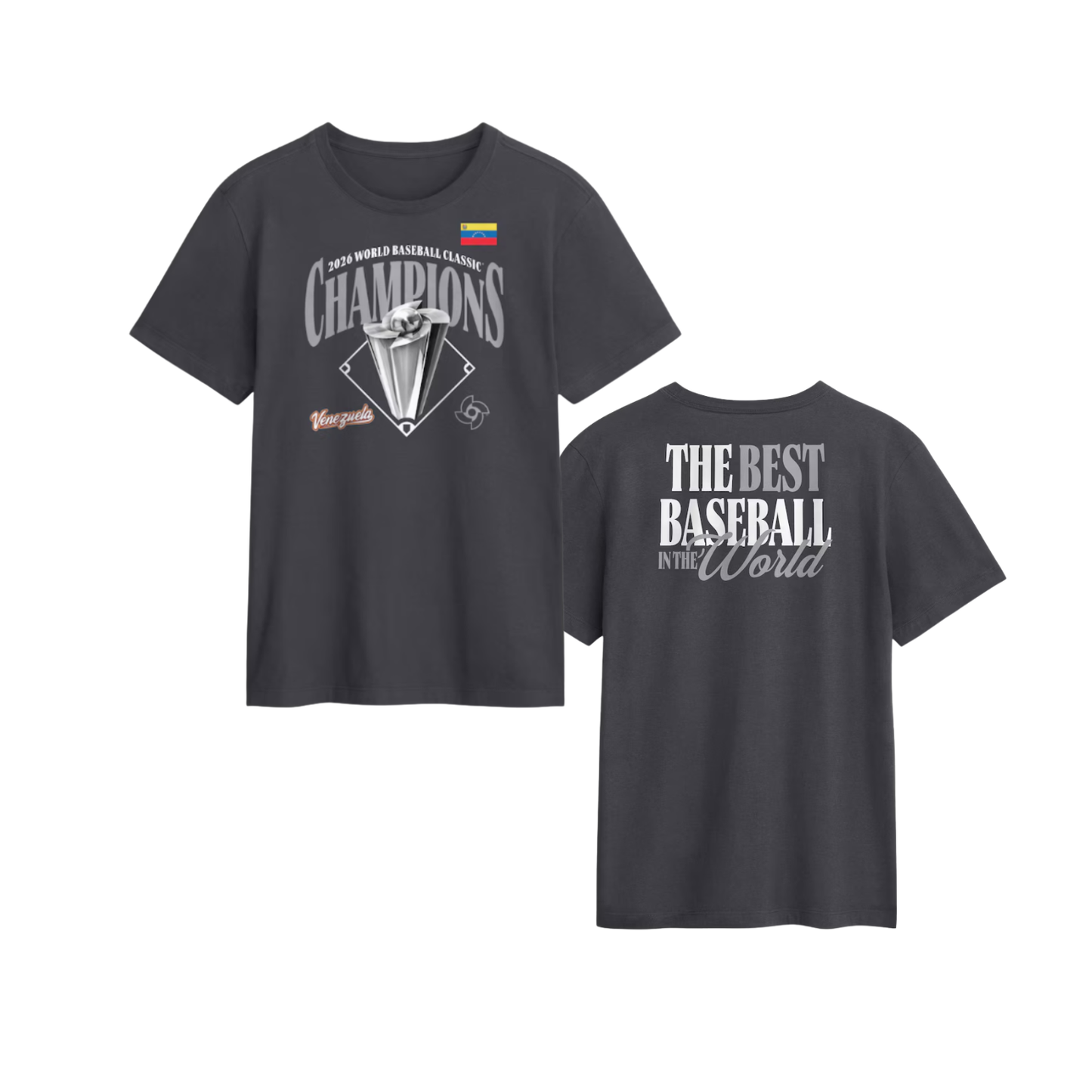Polera CAMPEONES Clásico mundial de beisbol Venezuela 2026