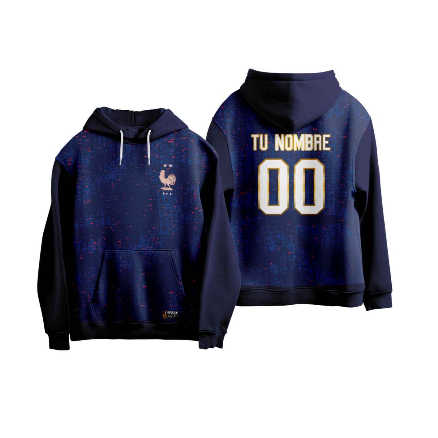 Polerón Selección Francia Canguro Personalizado
