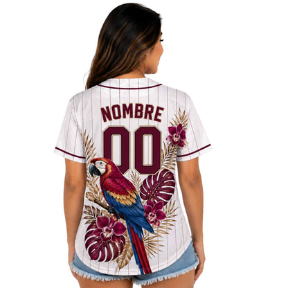 Camiseta de Béisbol Veneka Flores Guacamaya - Jersey Personalizado