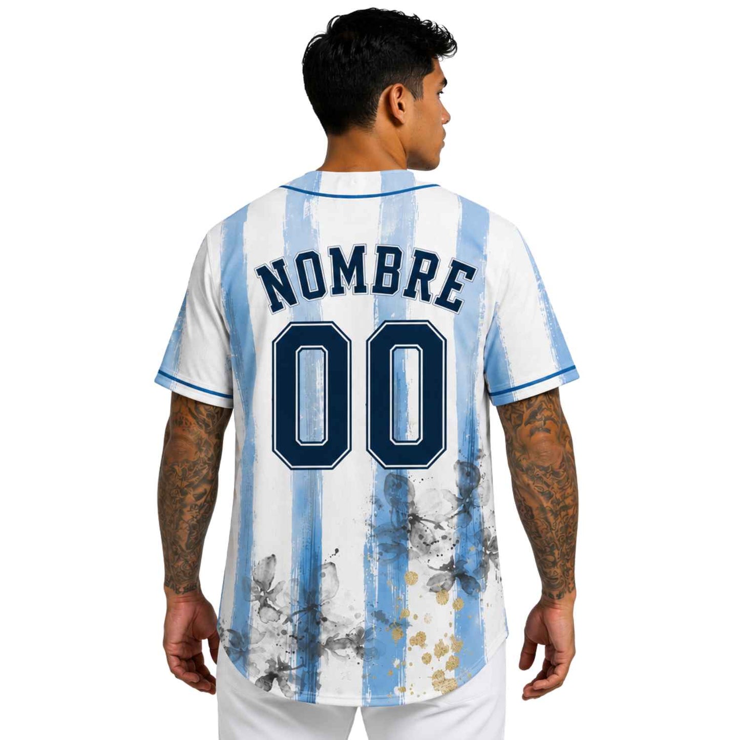 Camiseta Jersey de beisbol personalizada Argentina blue concept
