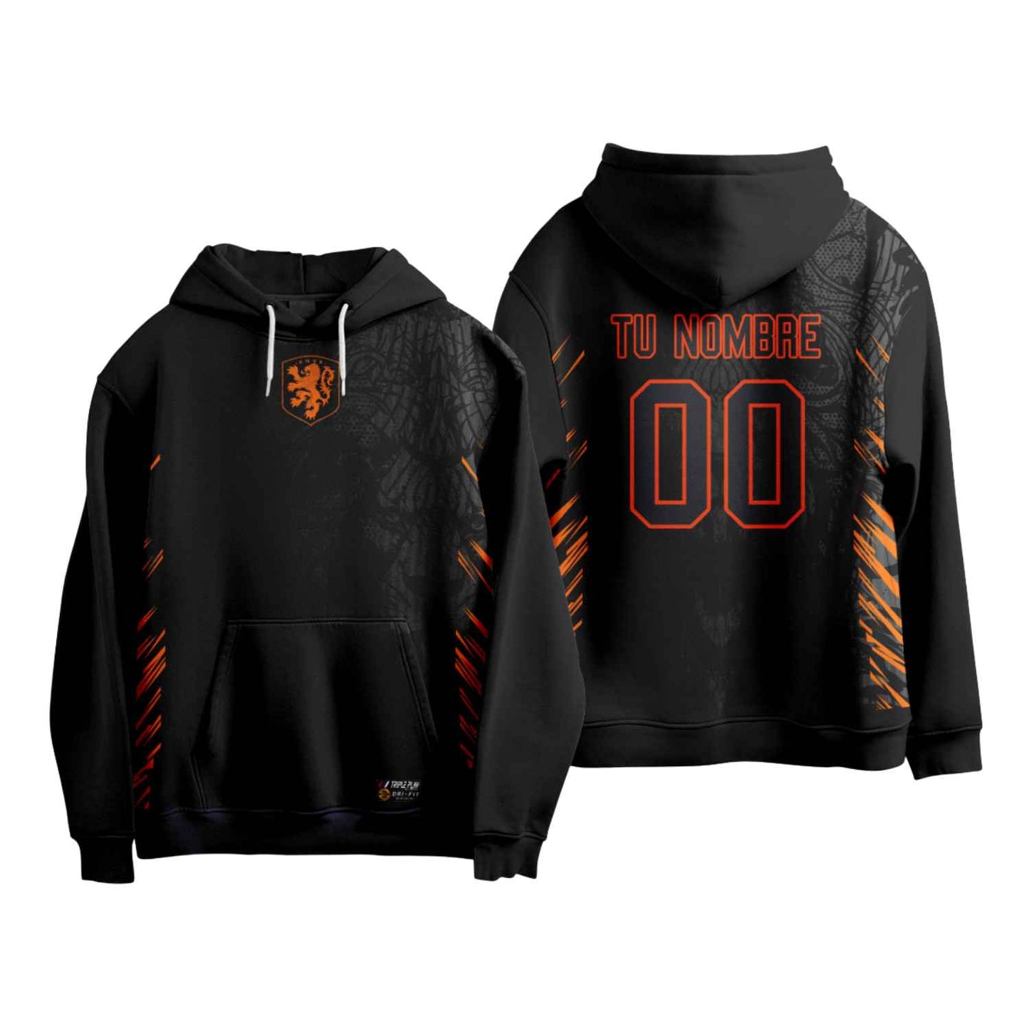 Polerón Selección Holanda Canguro Personalizado