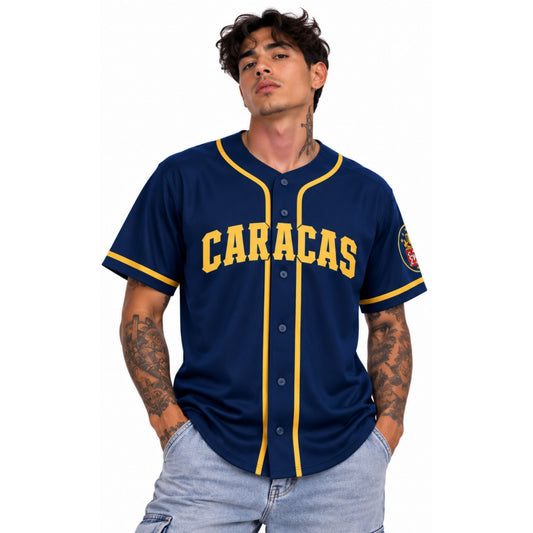 Camiseta de Béisbol Leones Caracas 2026-2027 Personalizable