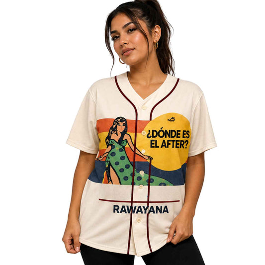 Camiseta de Béisbol Donde es el After?- Jersey Personalizado