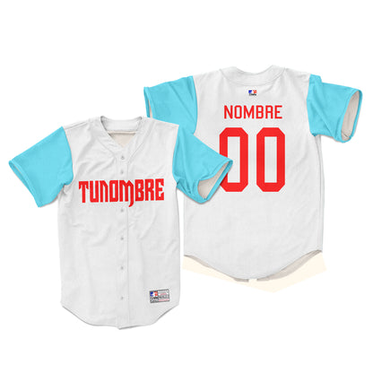 Camiseta personalizada con botones blanco VIII
