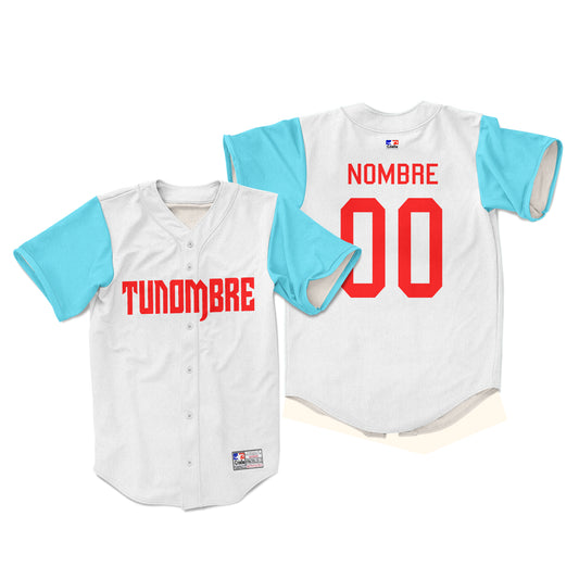 Camiseta personalizada con botones blanco VIII