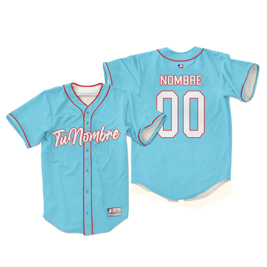 Camiseta personalizada con botones azul cardenales san luis