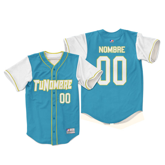 Camiseta personalizada con botones blue design