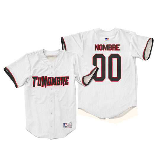 Camiseta personalizada con botones blanco VI