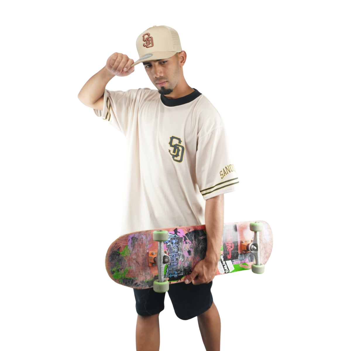 Camiseta Triple Play Oversize San Diego SD - S