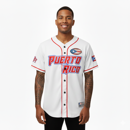 Camiseta de Beisbol Bad bunny Puerto Rico letras Benito 94