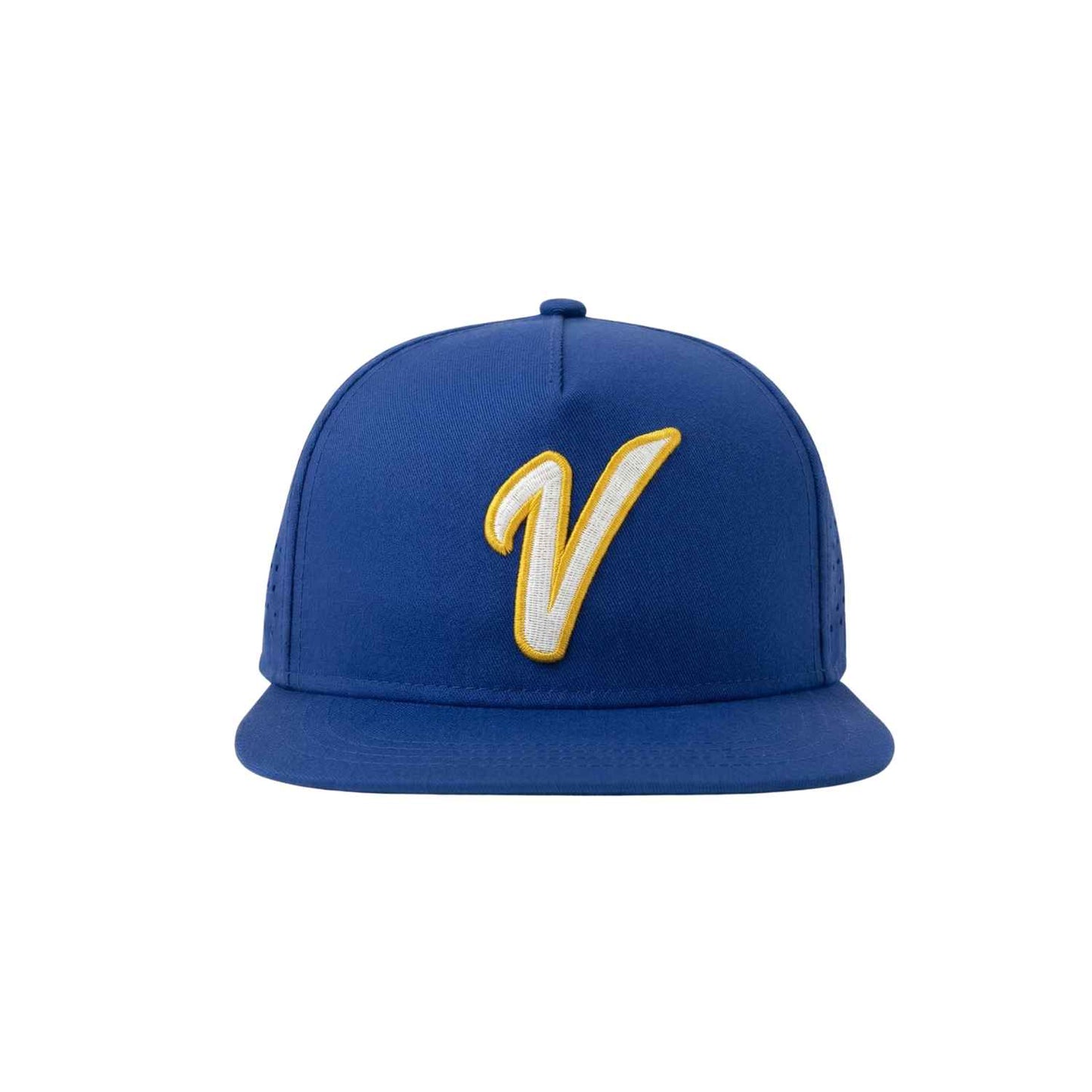 Gorra Azul V de Venezuela Clásico mundial de beisbol 2026 Bordado 3D