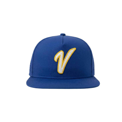 Gorra Azul V de Venezuela Clásico mundial de beisbol 2026 Bordado 3D
