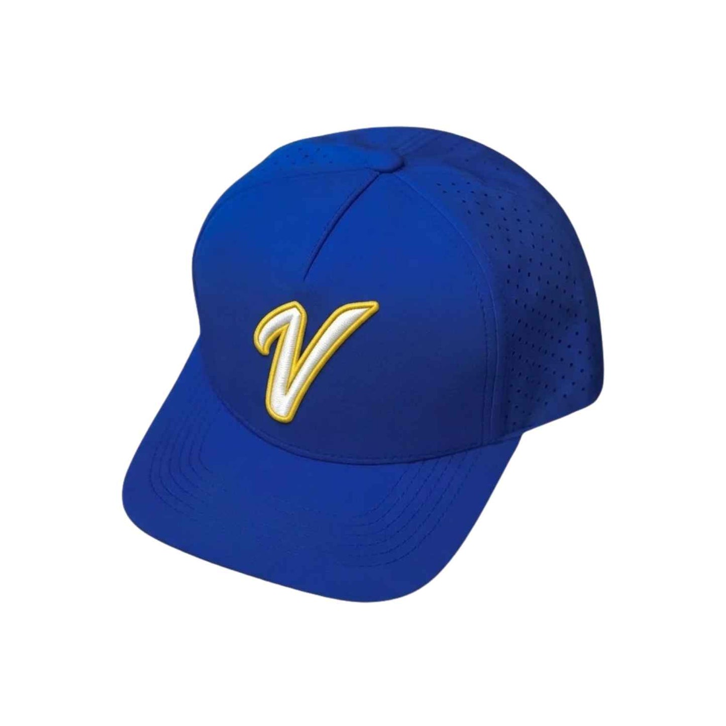 Gorra Azul V de Venezuela Clásico mundial de beisbol 2026 Bordado 3D