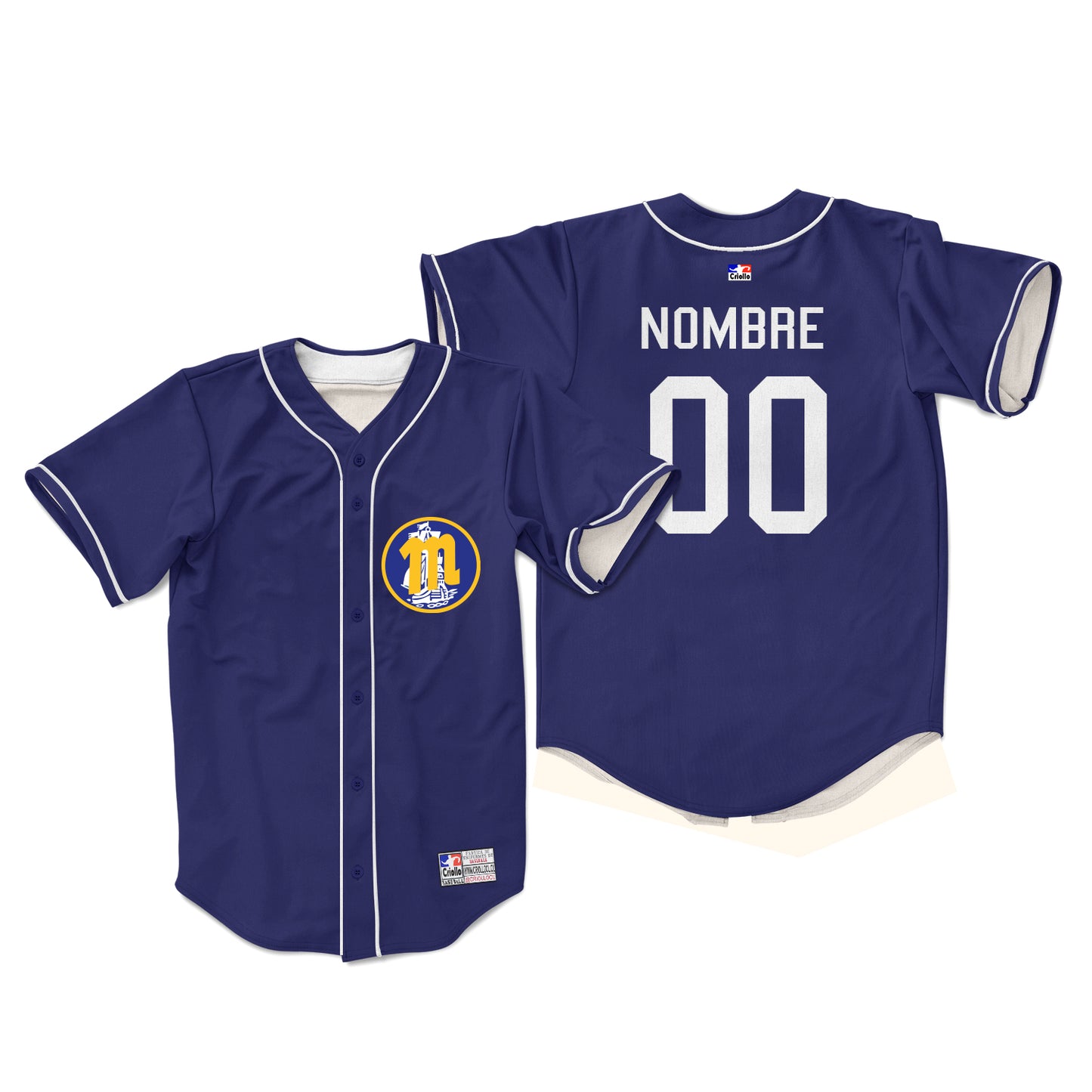 Camiseta de Beisbol Magallanes azul Personalizada